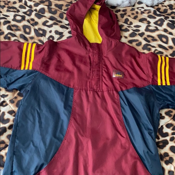 adidas Jackets & Blazers - 90’s Vintage Adidas Pull Over Jacket/Windbreaker